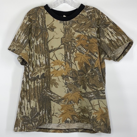 Vintage Spencers Camo Mondovi Conservation Club Archers Short Sleeve Shirt - Picture 2 of 5